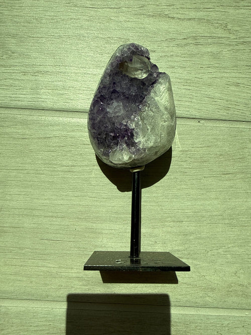 Amethyst Geode with Calcite