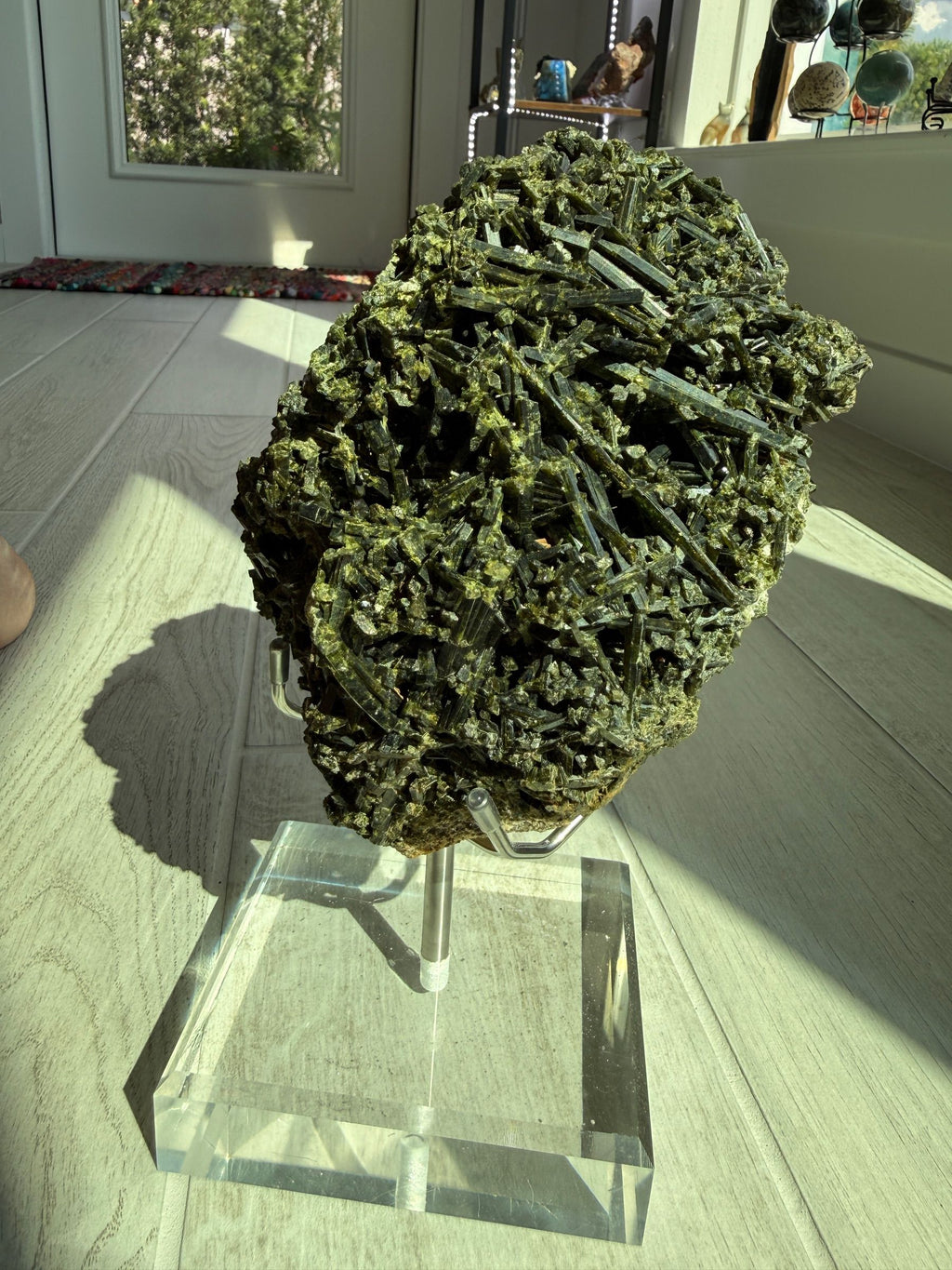 Giant Epidote Cluster