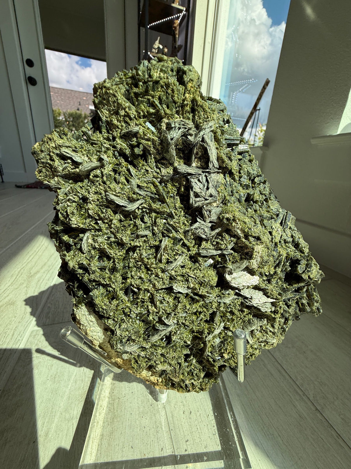 Giant Epidote Cluster