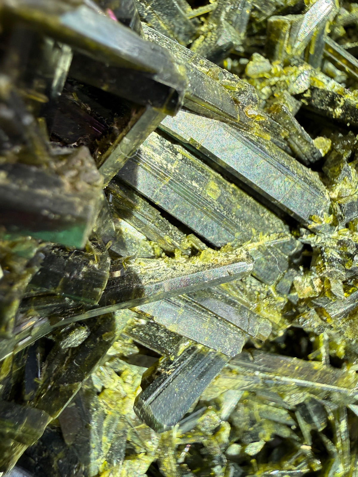 Giant Epidote Cluster