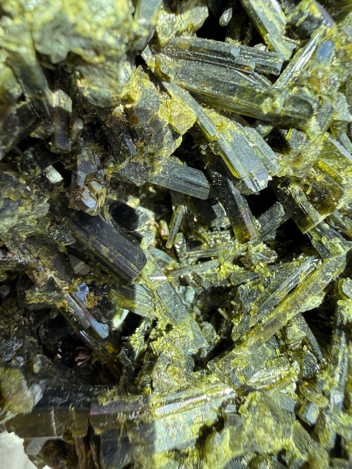 Giant Epidote Cluster