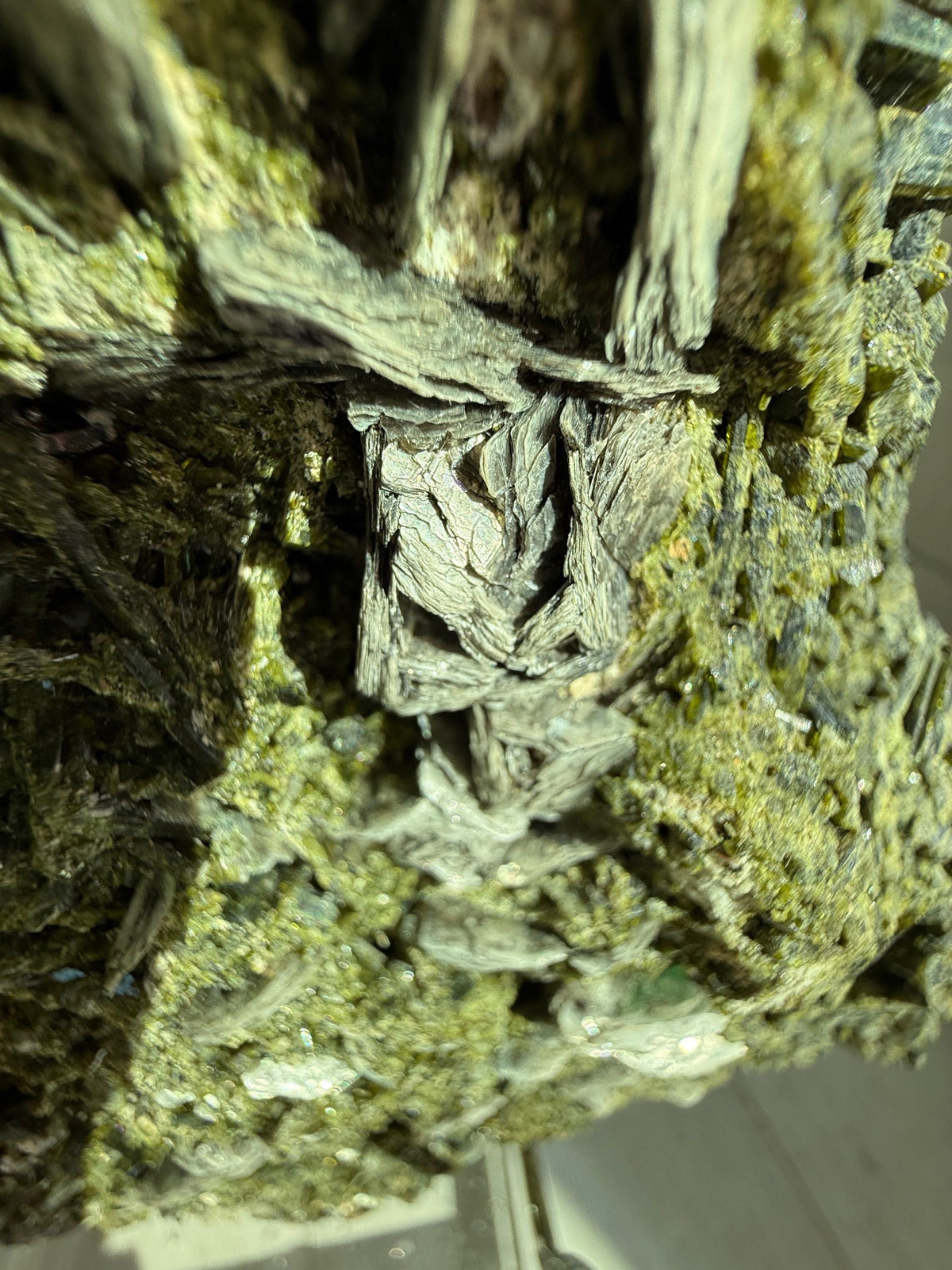 Giant Epidote Cluster