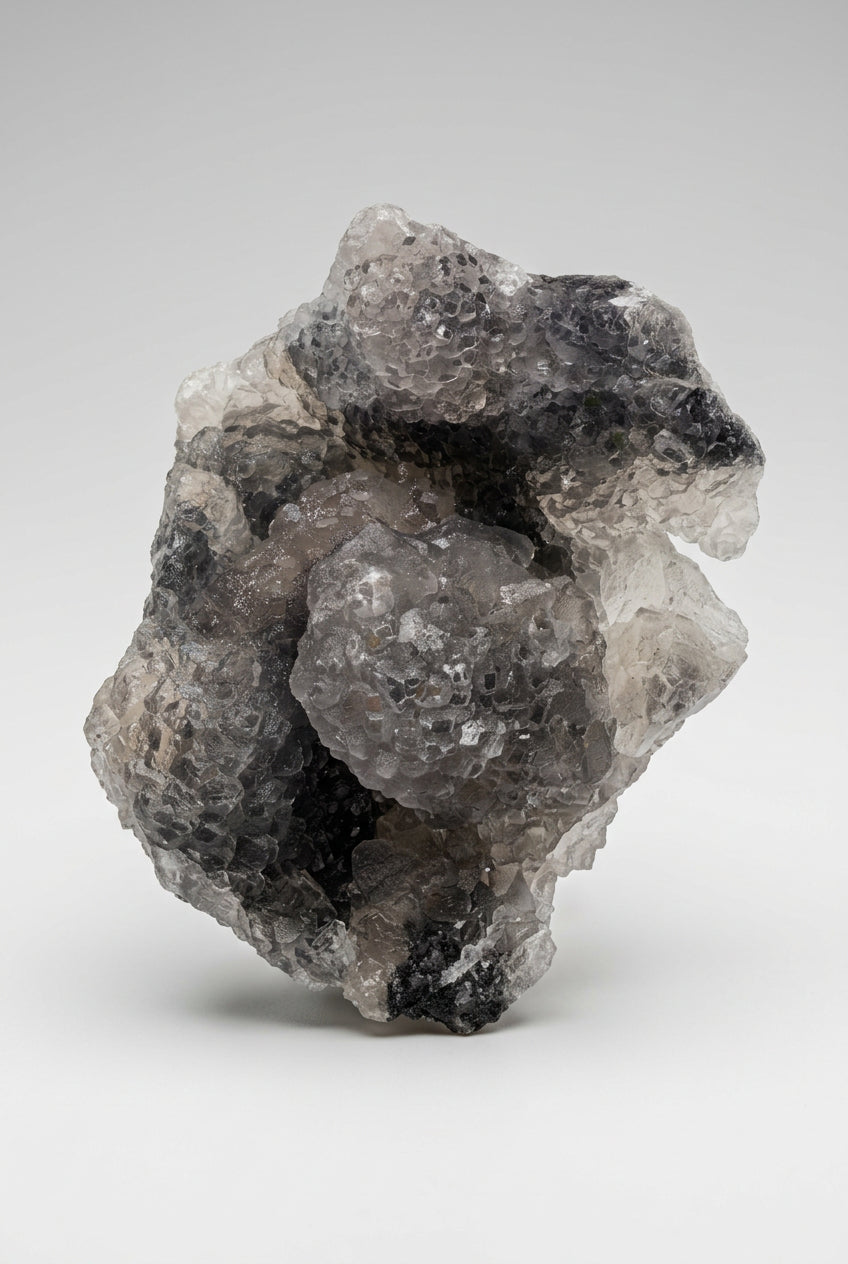 Clear Fluorite on Sphalerite