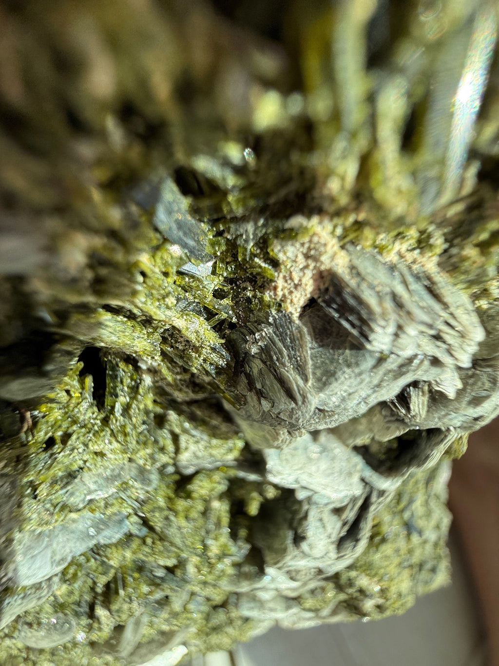Giant Epidote Cluster