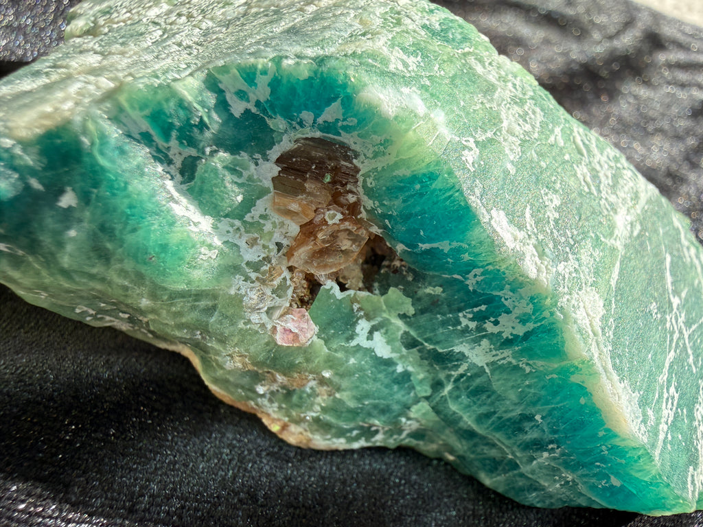 Afghanite Crystal | Natural Blue-Green Mineral Specimen