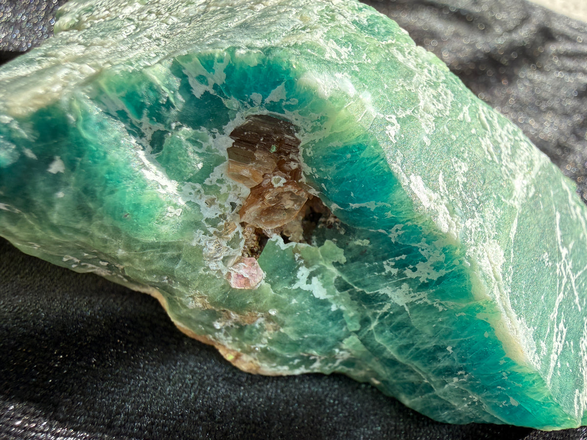 Afghanite Crystal | Natural Blue-Green Mineral Specimen